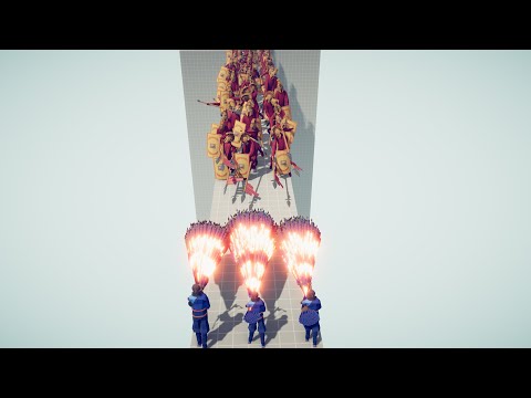 GODS TRIO vs 20x GIANT SPEARTON - Totally Accurate Battle Simulator TABS