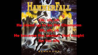 Hammerfall  - The Champions Lyrics