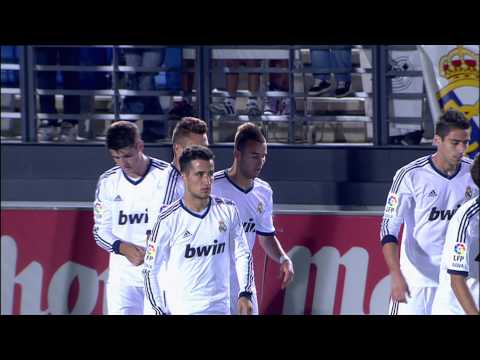 Gol de Jesús Collado (3-1) en el Real Madrid Castilla - Xerez CD Jornada 4