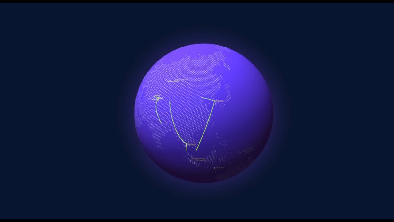 Three.js Portfolio Website | Github.com | 3D GitHub Globe