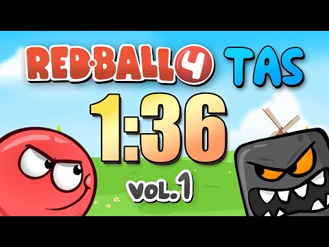 Red Ball 4 Volume 1 Any% TAS in 1:36.600