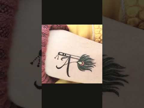 Beautiful A name tattoo design♥️ #shorts #trending #new #latest #love #shortvideo #tattoo #viral