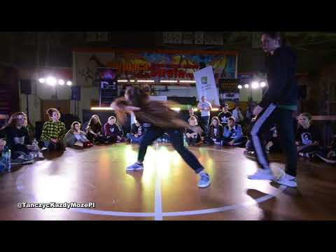 Wirująca Strefa 2017 / Nastazja vs Zuzia / Ćwierćfinał Hip Hop 1vs1 / 12 -`15 lat