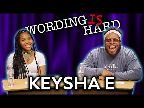 Keysha E VS Tahir Moore - WORDING IS HARD