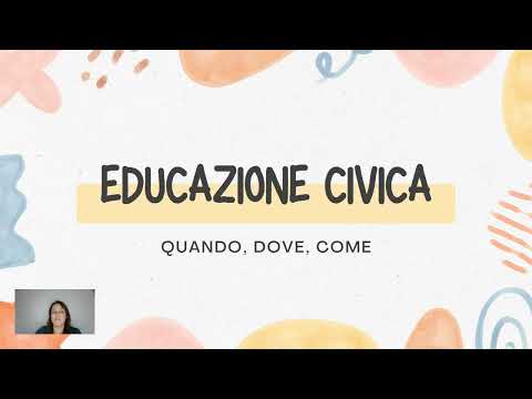 Domanda estratta prova orale concorso docenti scuola primaria - Educazione civica - legge n. 92/2019
