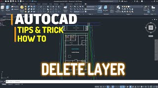 AutoCAD How To Delete Used Layer Tutorial