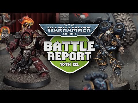 Chaos Can't be Beat???? - Night Lords vs Word Bearers Warhammer 40k 10th Edition Battle Report Ep 13