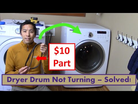Dryer Drum Not Turning — Solved!