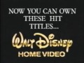 Now You Can Own These Hit Titles From Walt Disney Home Video Bumper