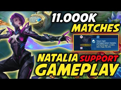 TOP 1 NATALIA GAMEPLAY EPISODE 122 - TOP 1 GLOBAL NATALIA BUILD 2021 - MOBILE LEGENDS