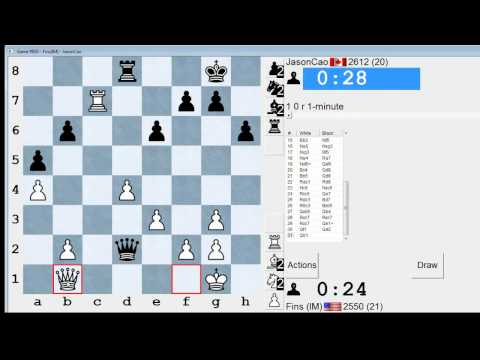 Bullet Chess #35: 11 games in the ICC 1-minute pool