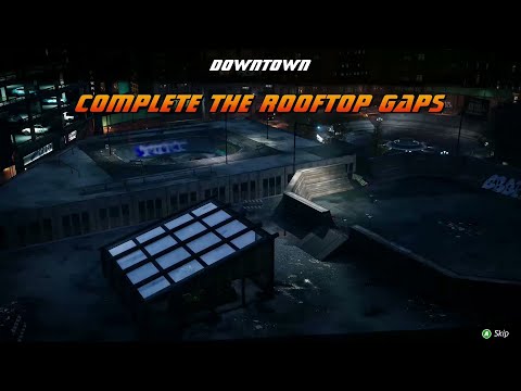 Complete the Rooftop Gaps - Downtown - Tony Hawk's Pro Skater 1 + 2