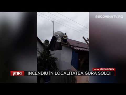 Incendiu in localitatea Gura Solcii