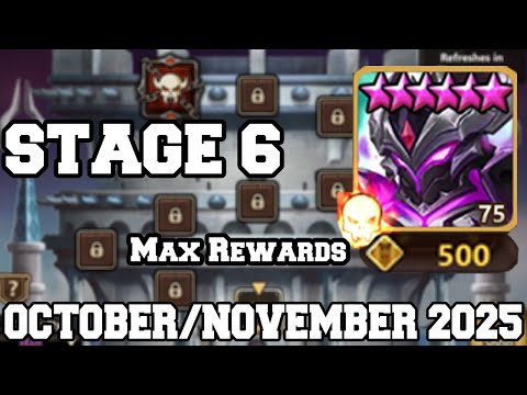TOA HELL STAGE 6 Max Rewards (500) OCTOBER/NOVEMBER 2025!