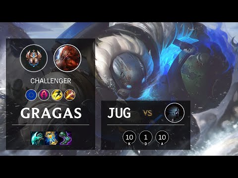 Gragas Jungle vs Kindred - EUW Challenger Patch 10.24