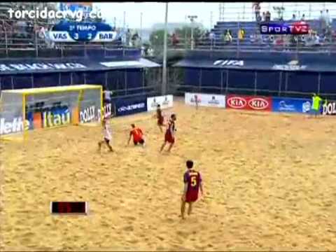 Barcelona 5x4 Vasco - Mundialito de futebol de areia 2011 - 19/03/11