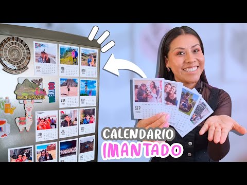 MAGNETIC CALENDAR 2025 with PHOTOS✨📅 and editable template😍| LiiCastillo