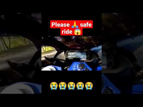 Yamaha R15 accident | please ride safely. #shorts #status #sad #safety #viral #sadstatus #support