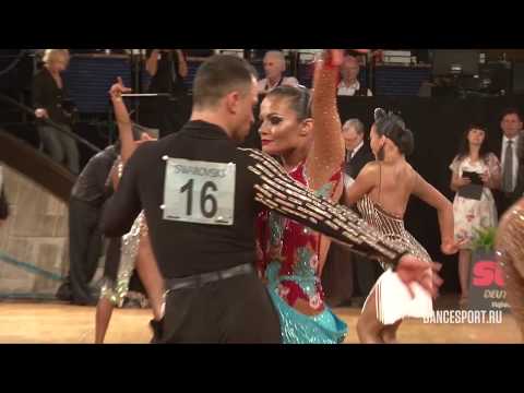 Denis Kikhtenko - Galina Akopian RUS | Jive | 1/4 WDSF PD Super Grand Prix Latin | GOC 2017