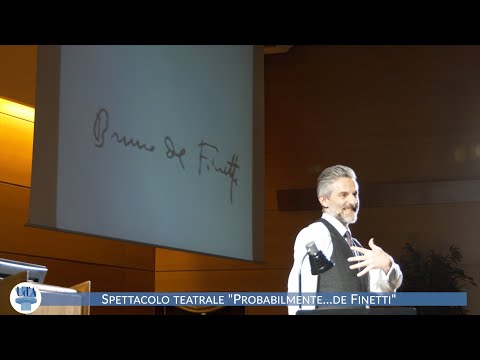 Spettacolo teatrale - "Probabilmente de Finetti"