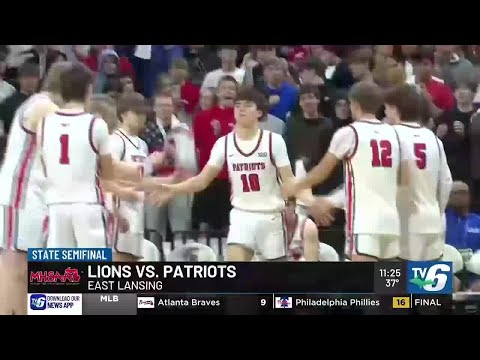 WLUC TV6 Late News Sports 3-13-25 Boys High School Basketball State Semifinals Highlights
