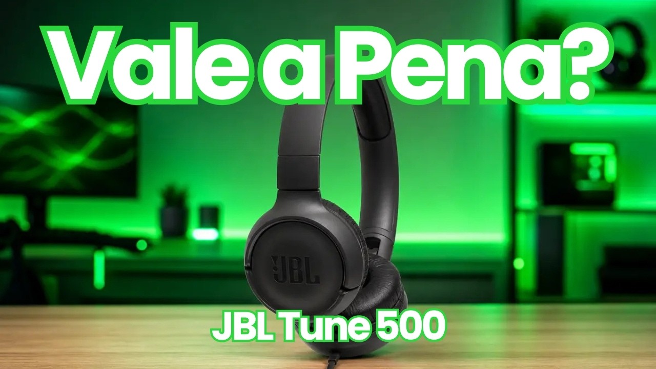 Miniatura da avaliação em vídeo de Fone de Ouvido JBL Tune 500 Com Fio