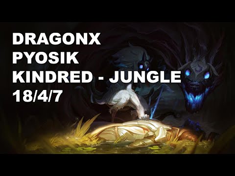 DragonX Pyosik Jungle Kindred vs Ekko - KR Challenger Patch 10.8