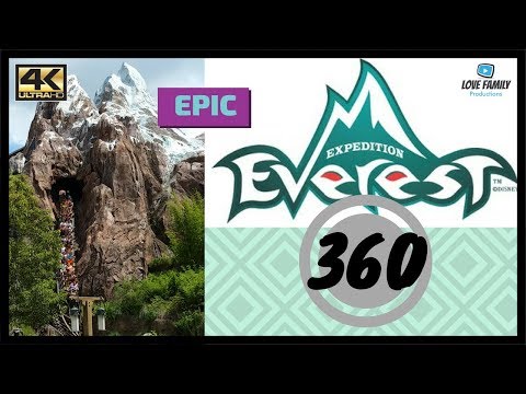 Expedition Everest in 360 4K @ Animal Kingdom, Walt Disney World