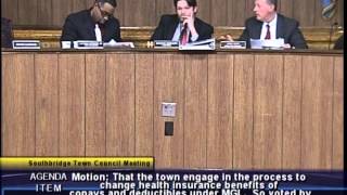preview picture of video 'Southbridge Town Council Meeting - March 23, 2015'