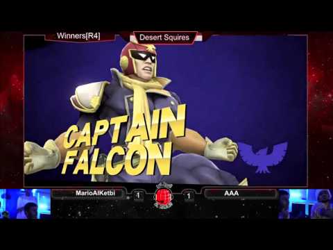 Desert Squires SSB4: AAA (C. Falcon) vs MarioAlketbi (Roy) - LR4
