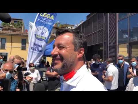 Salvini a Firenze incontra la Confcommercio (07.07.20)