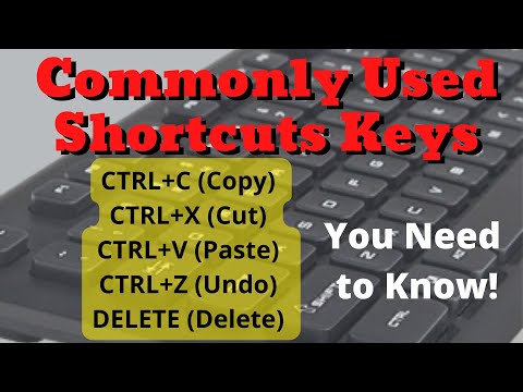 Top Commonly Used Keyboard Shortcuts Keys