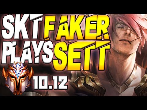 SKT T1 Faker Plays Sett Mid Lane vs Rumble - 10.12