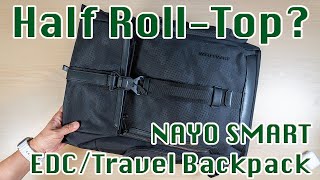 NAYOSMART Herman H2 Half-Roll Top Backpack | EDC and Travel