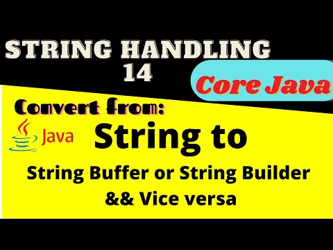 Conversion Of String To Stringbuffer In Java
