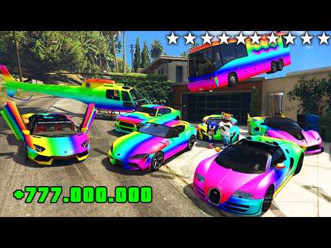 HO RUBATO AUTO DI LUSSO ARCOBALENO CON SONIC DALLA VITA REALE IN GTA 5
