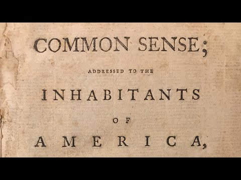 Common Sense by Thomas Paine, read by Professor Joanne Freeman