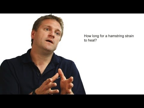 How long does it take a Hamstring Strain to heal