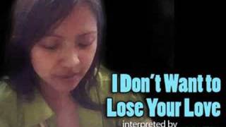 Cecille de Ala - I don't want to lose your love (cover)