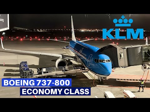 YouTube thumbnail for KLM Boeing 737-800 (winglets) Passenger/BBJ2