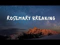 rosemary breaking