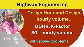 Design hourly #volume and design hour, #DDHV #K-factor 30th hourly volume, all in one video
