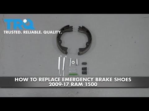 How to Replace Emergency Brake Shoes 2009-18 Ram 1500