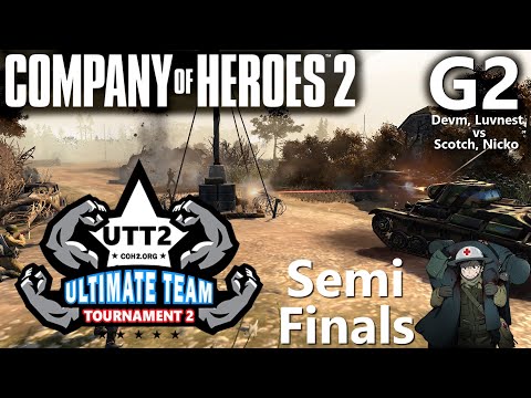 CoH2 UTT2 Semi Finals: Devm, Luvnest vs Scotch, Noggano #G2 Video