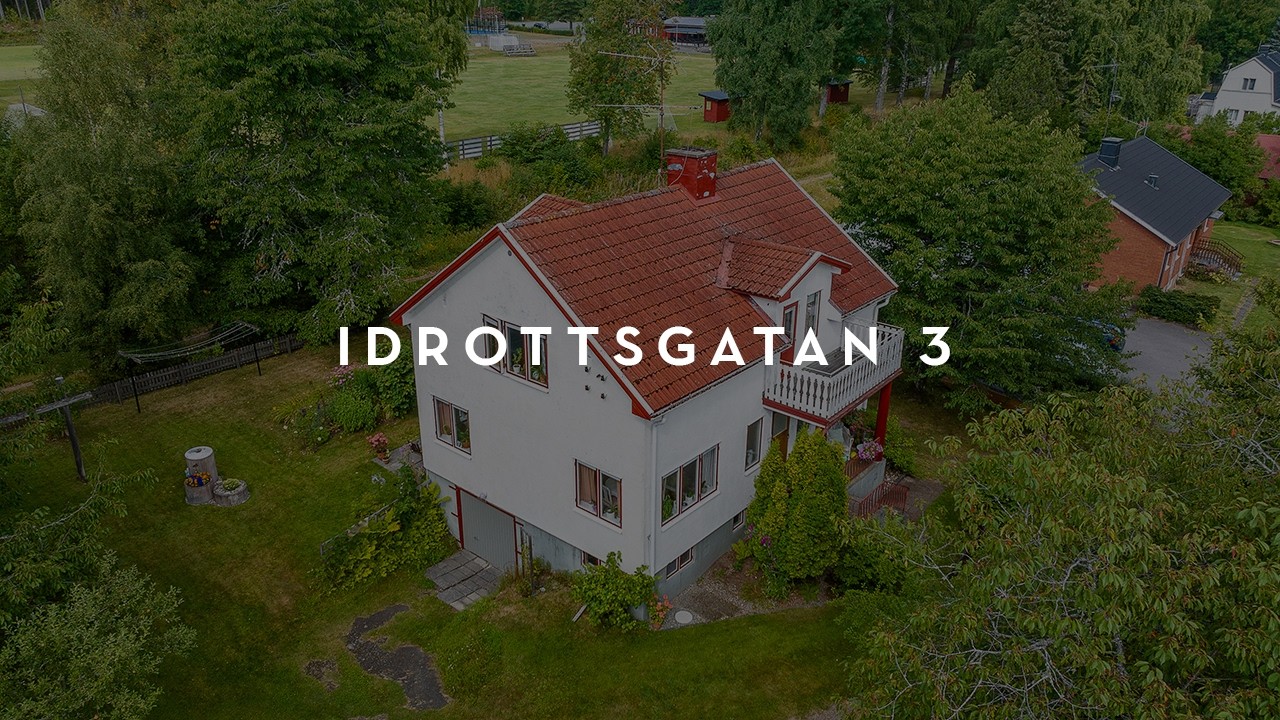 6 rum Villa på Idrottsgatan 3 Nässjö kommun - video