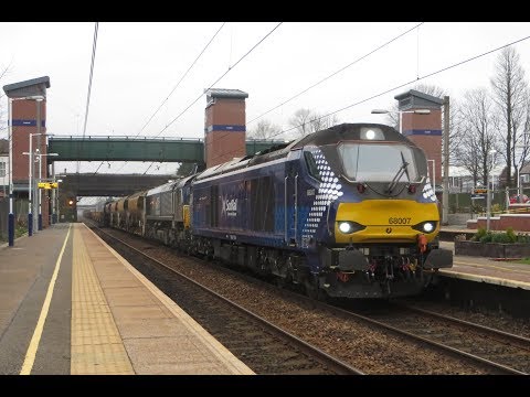 DRS 68007 & 66433 - 6K27 Engineer's Working, Leyland 10/04/18.