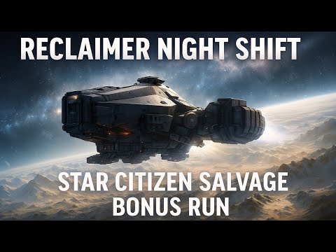 Reclaimer Night Shift – Star Citizen Salvage Bonus Run (Calm ASMR Gameplay)