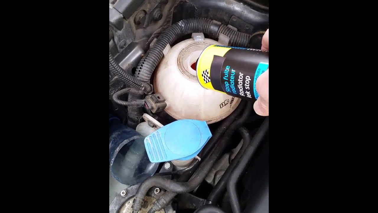 VW TDI 140 . Stop fuite liquide refroidissement . Kühlwasser Verlust Leck undichtigkeit .
