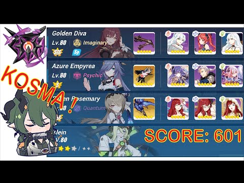 [Honkai Impact 3] Nirvana Abyss Kosma (D462)(GD/AE/FR)(Score:601)
