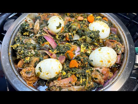 How To Make Authentic Ghanaian SPINACH STEW RECIPE